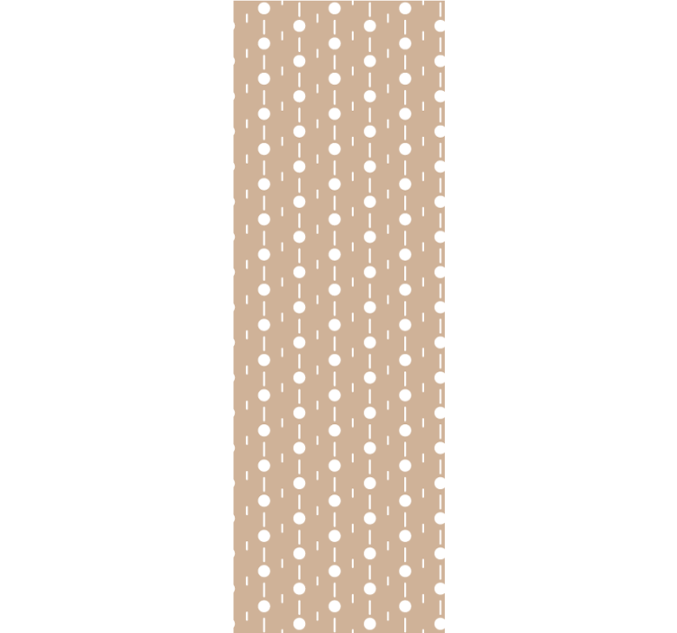 Polka dots wallpaper circular white dots - TenStickers