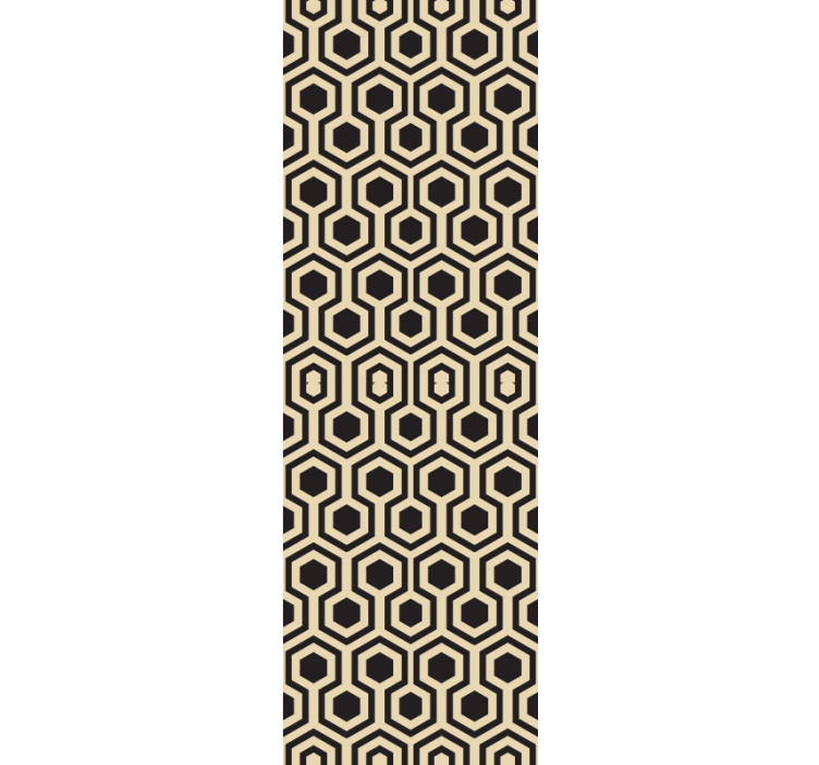 Honeycomb Hexagon Pattern geometric wallpaper - TenStickers