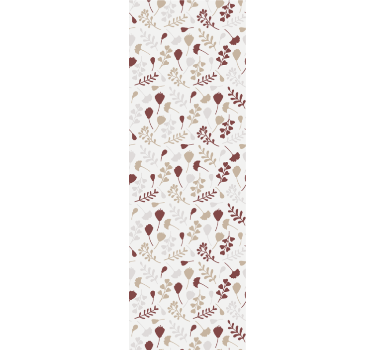 Brown branches arrangement floral wallpaper - TenStickers