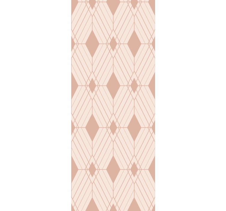 Pastel deco diamons geometric wallpaper - TenStickers