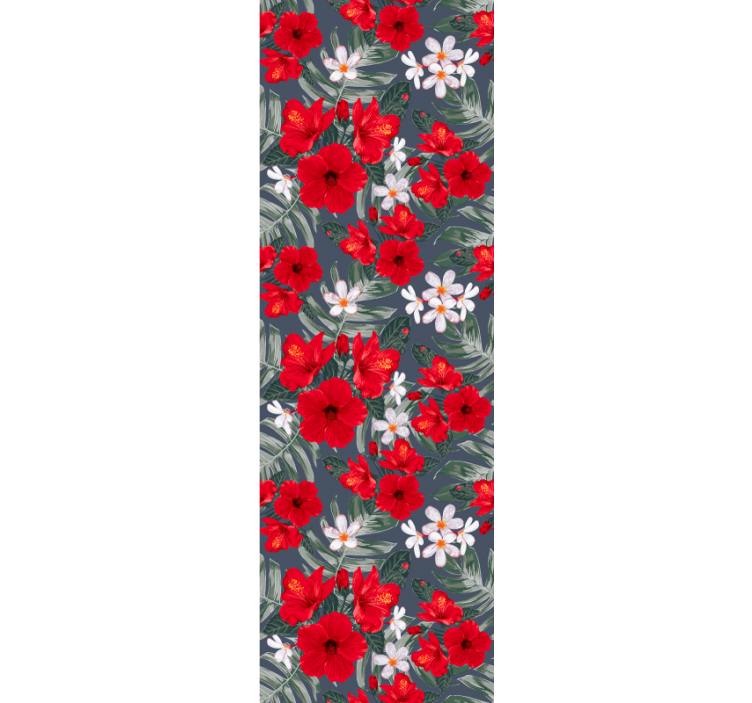 Vibrant Floral Display flowers wallpaper - TenStickers