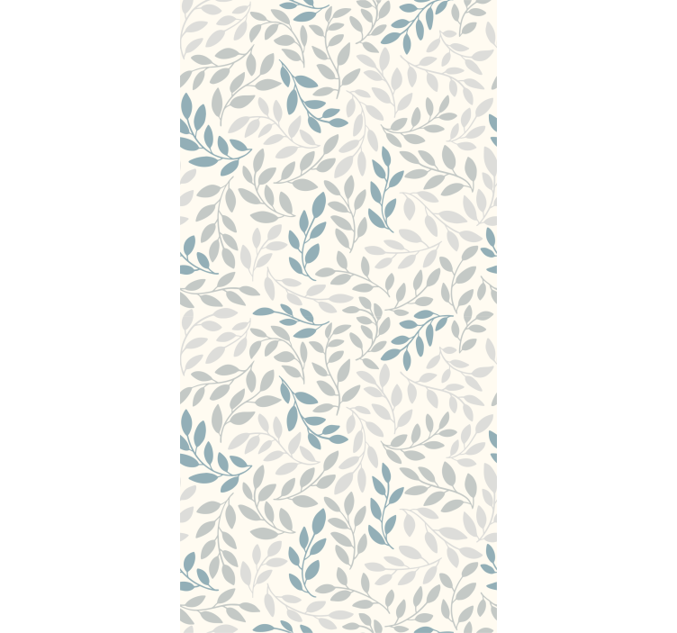 Leaves wallpaper elegant leaf arrangement - TenStickers