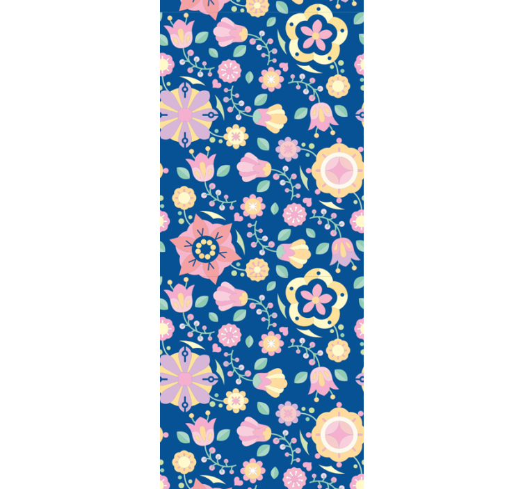 Floral Bloom Composition flowers wallpaper - TenStickers