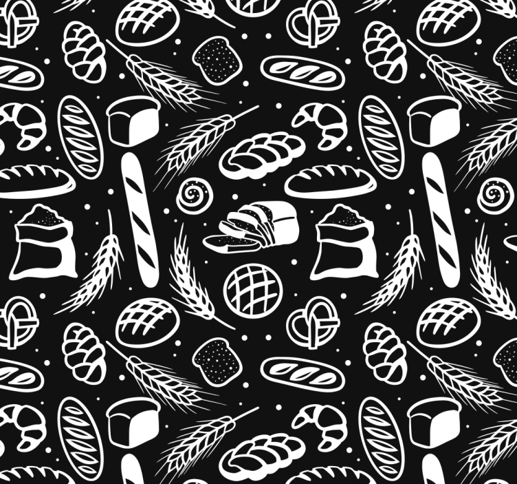 Bakery custom wallpaper - TenStickers