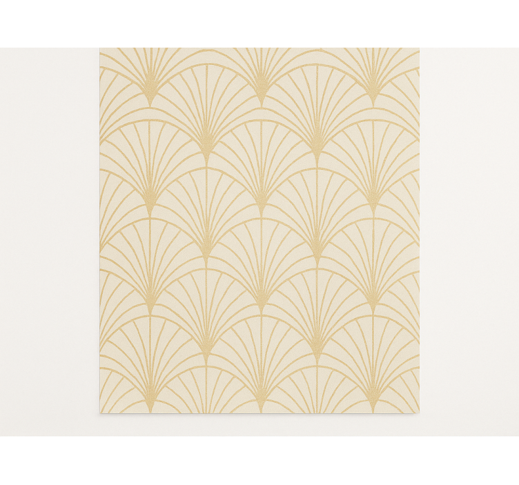 1920's fan Art Deco retro wallpaper - TenStickers