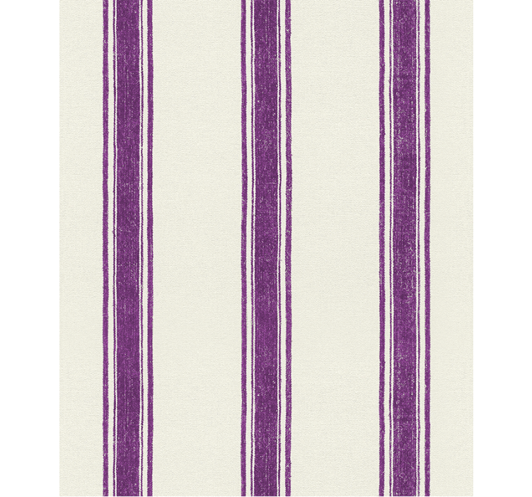 Geometric wallpaper in purple vertical lines - TenStickers