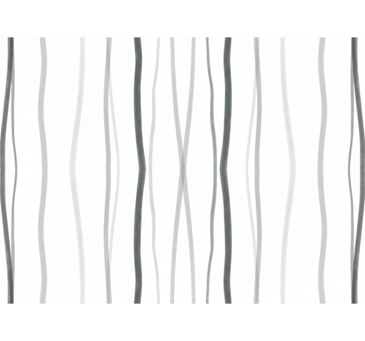 Textured wallpaper in elegant grey stripes - TenStickers