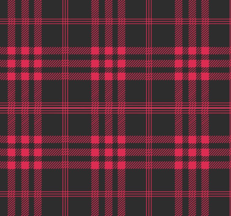 Stripe Wallpaper Christmas Tartan Pattern - TenStickers