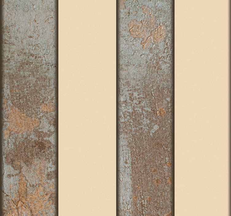 Stripe wallpaper Styling of Concrete - TenStickers