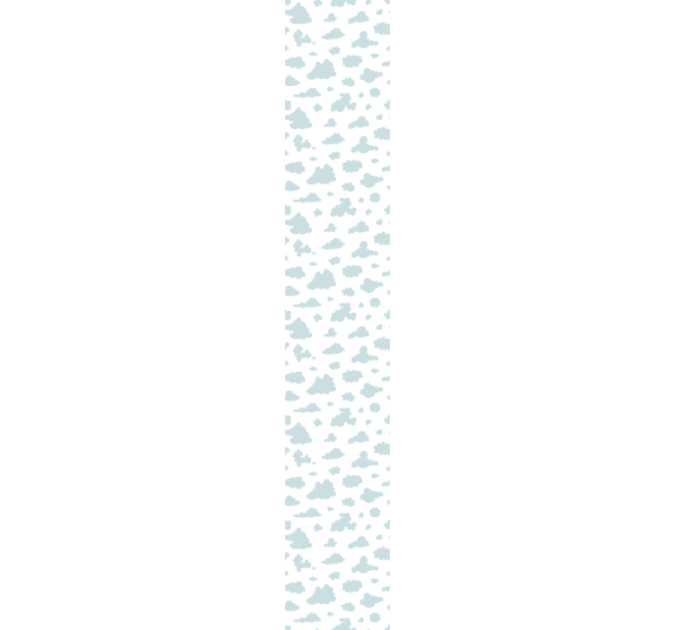 Soft blue cold pattern children's wallpaper - TenStickers