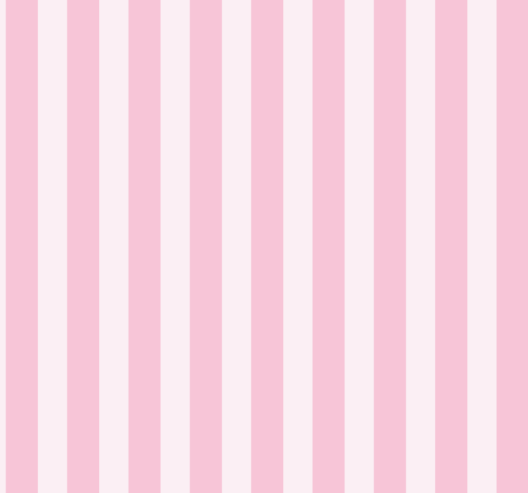 White and pink vertical striped bedroom wallpaper - TenStickers