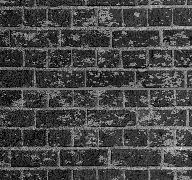 Old bricks kitchen wallpaper - TenStickers