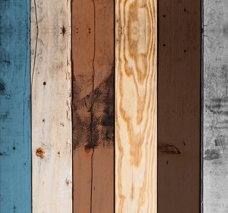 Beauty of wood effect Wallpaper - TenStickers