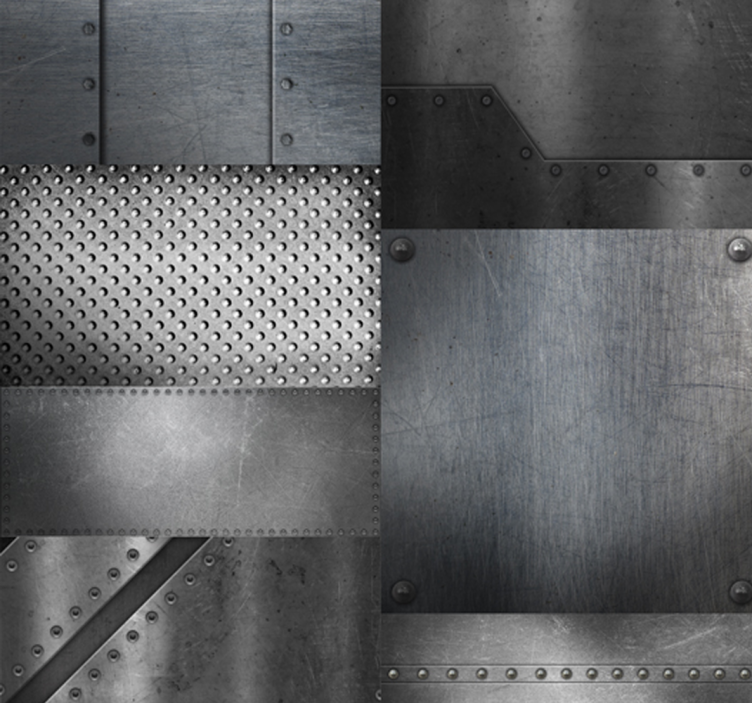 Modern wallpaper - Brass wall - TenStickers