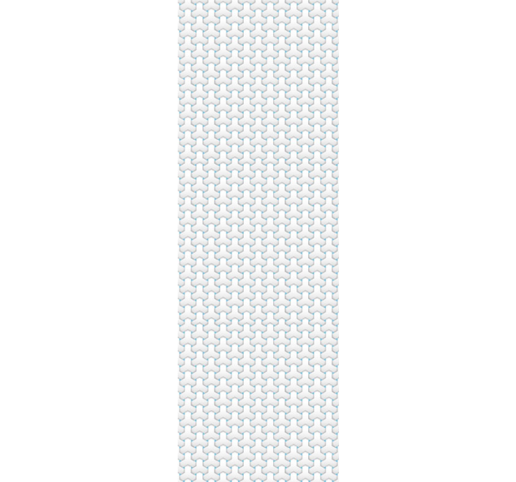 Geometric Detail hallway wallpaper - TenStickers