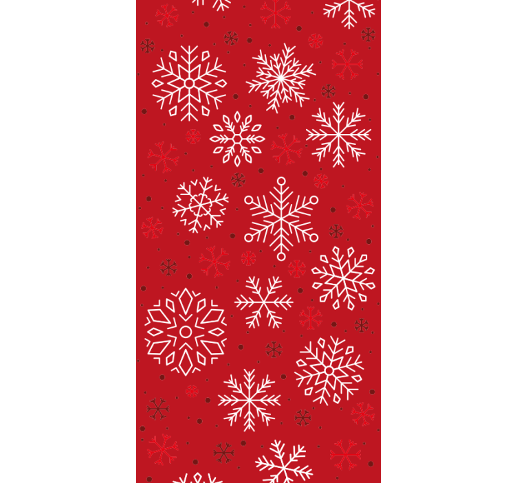 Seasonal Snowflakes holiday christmas wallpaper - TenStickers
