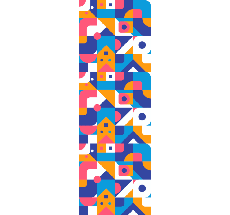 Geometric Representation geometric wallpaper - TenStickers