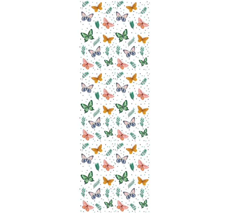 Butterfly Scatter butterflies wallpaper - TenStickers