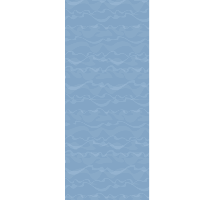 Abstract Waves blue wallpaper - TenStickers