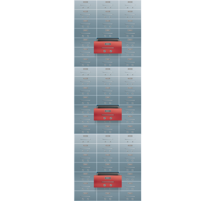 Commercial Lockers wallpaper industrial - TenStickers