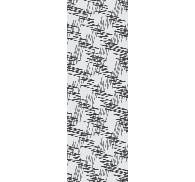 Abstract Linear Motif living area wallpaper - TenStickers