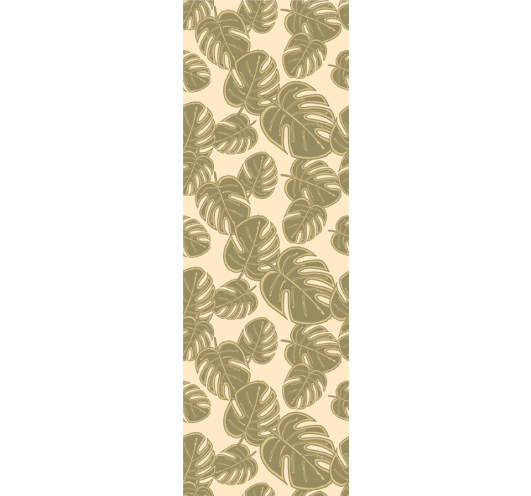 Monstera Delight leaves wallpaper - TenStickers