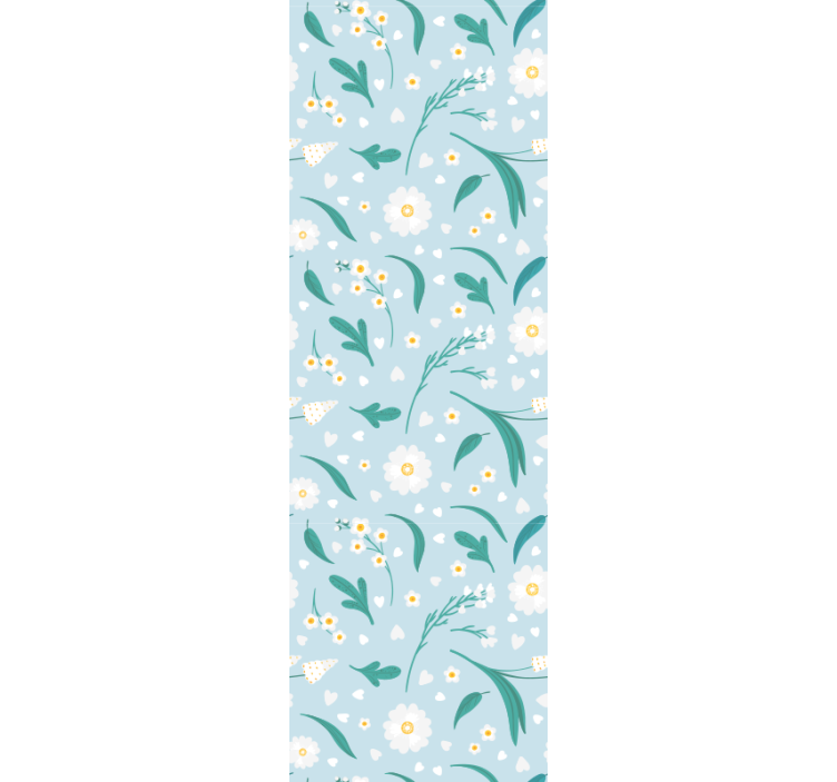 Flower Garden Showcase floral wallpaper - TenStickers