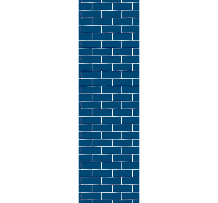 Subway Tile Effect bricks wallpaper - TenStickers
