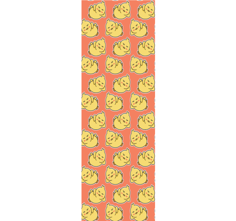 Cartoon Bird Pattern Wallpaper - TenStickers