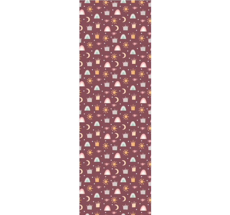 Celestial Pattern nordic wallpaper - TenStickers