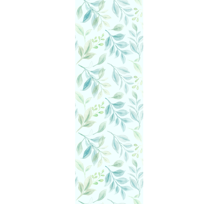 Elegant Foliage leaves wallpaper - TenStickers