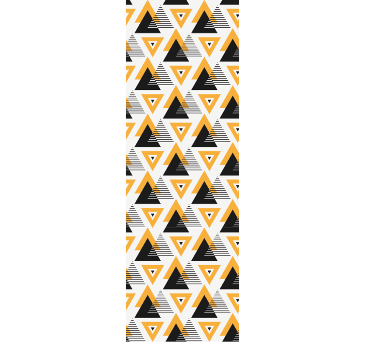 Geometric Triangle Blend geometric wallpaper - TenStickers
