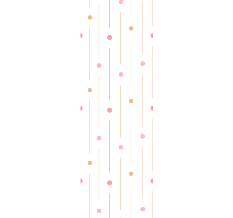 Dotted and Striped polka dots wallpaper - TenStickers