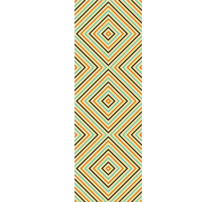 Geometric rhombus geometric wallpaper - TenStickers