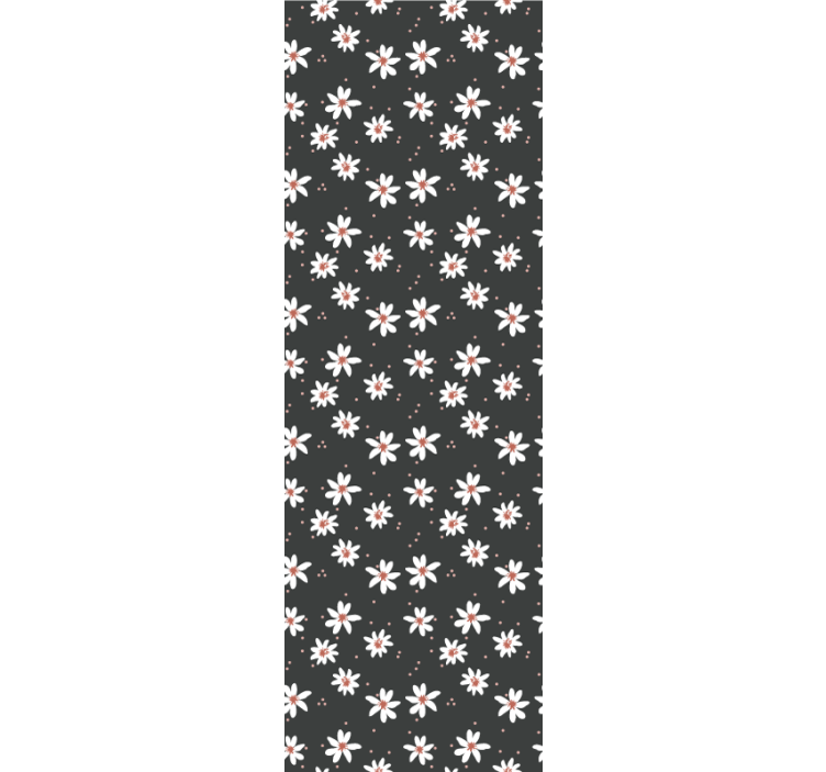 Floral Pattern Repeat flowers wallpaper - TenStickers