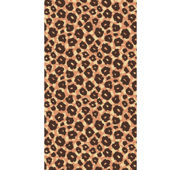 Leopard spotted pattern leopard print wallpaper - TenStickers