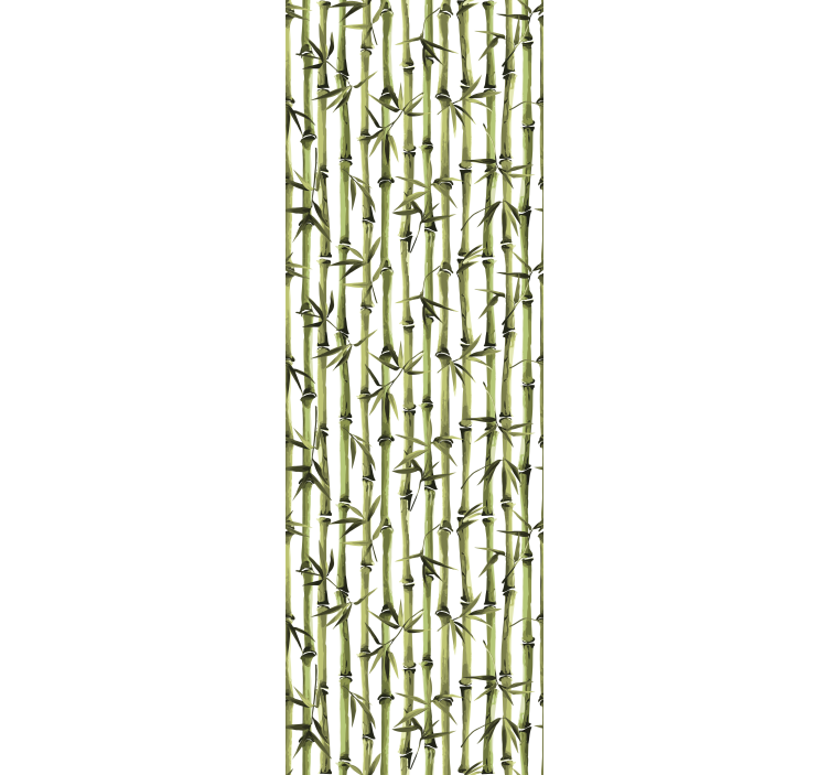 Bamboo Pattern nature wallpaper - TenStickers