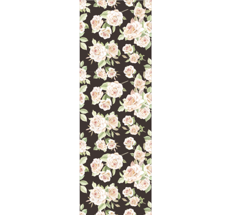 Blooming Roses flowers wallpaper - TenStickers