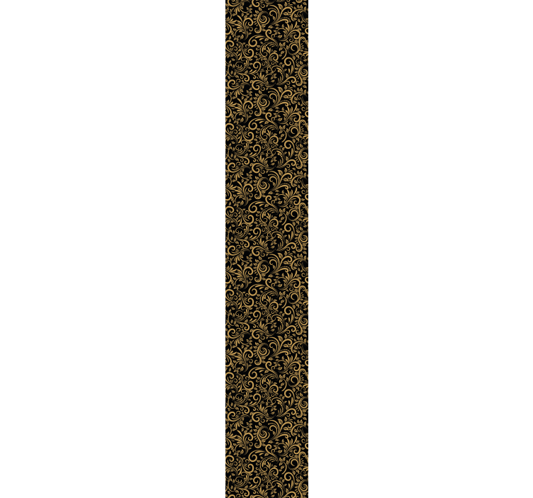 Elegant Foliage Scrolls ornamental wallpaper - TenStickers