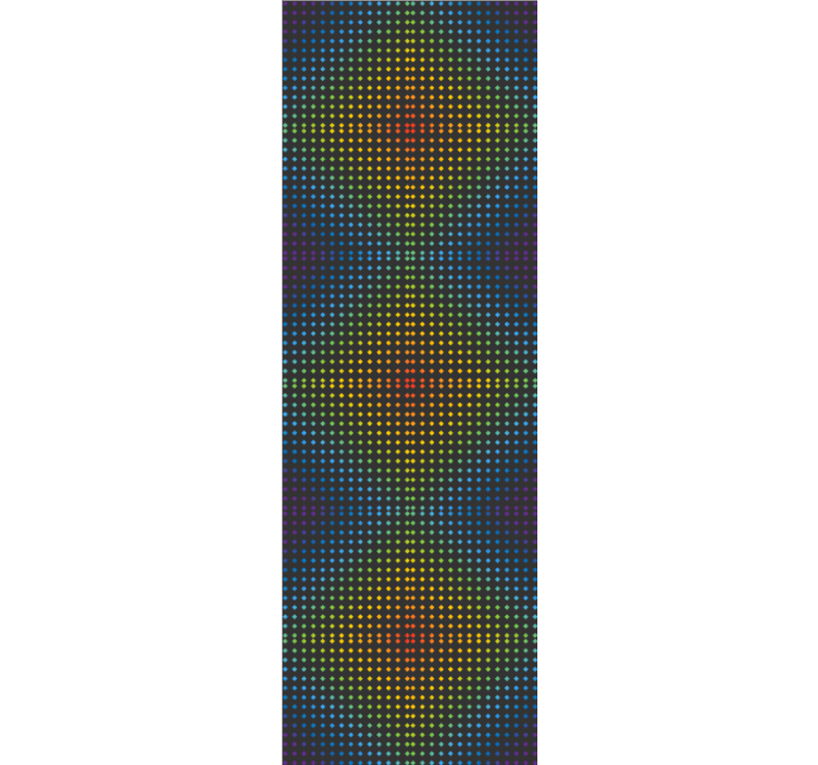 Geometric Dot Matrix abstract wallpaper - TenStickers