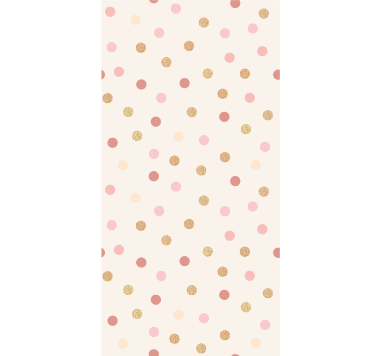Beige spot pattern nursery wallpaper - TenStickers