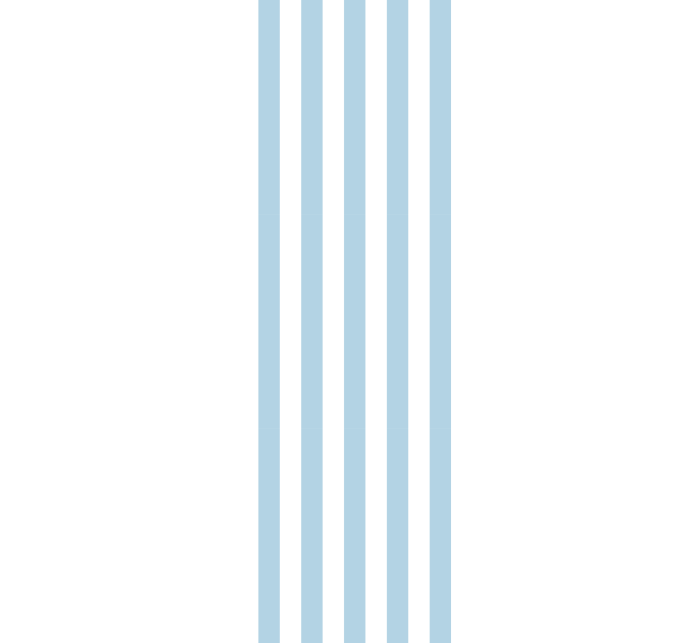Lined Nursery wallpaper vertically striped - TenStickers