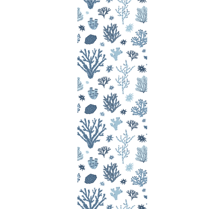 Oceanic Flora Patterns nature wallpaper - TenStickers