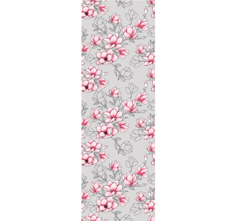 Magnolia Floral Design flowers wallpaper - TenStickers