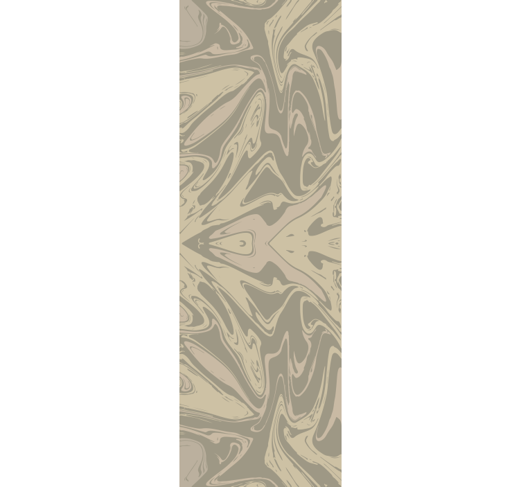 Stylish beige pattern abstract wallpaper - TenStickers