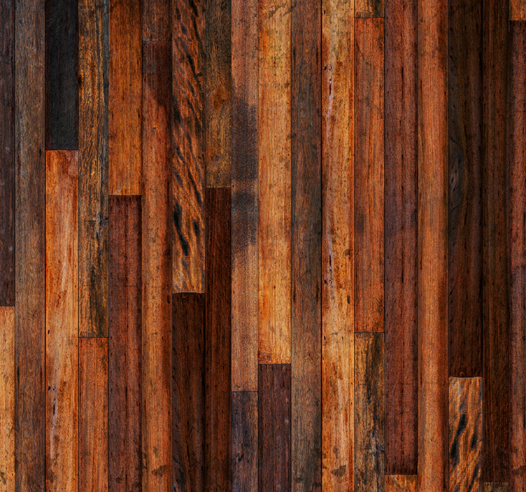 October evening wood Wallpaper - TenStickers