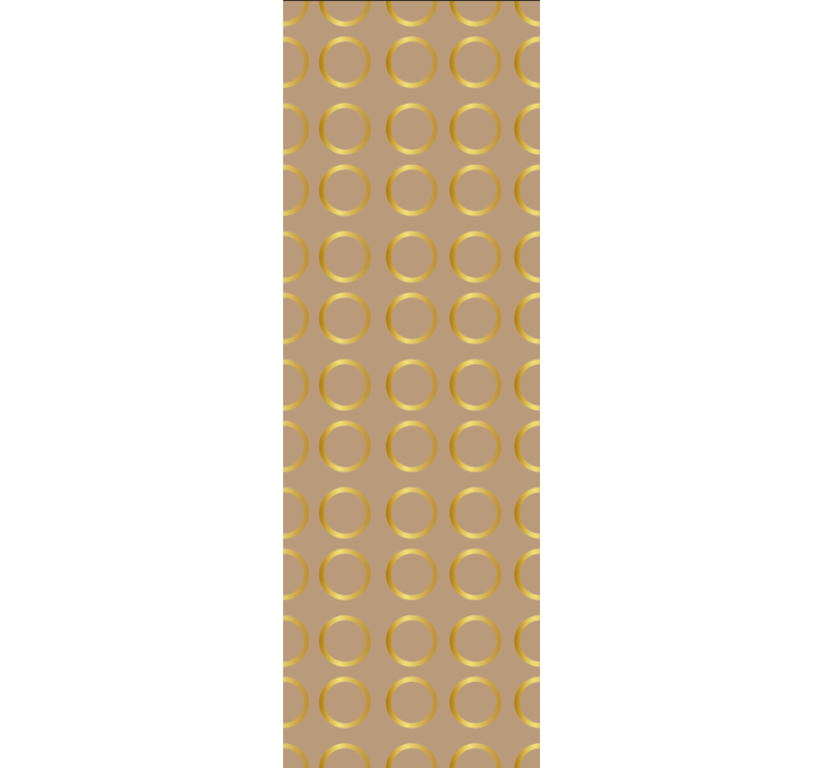 Elegant Circle Pattern polka dots wallpaper - TenStickers