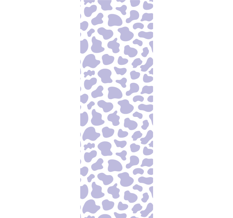 Purple Spots leopard print wallpaper - TenStickers