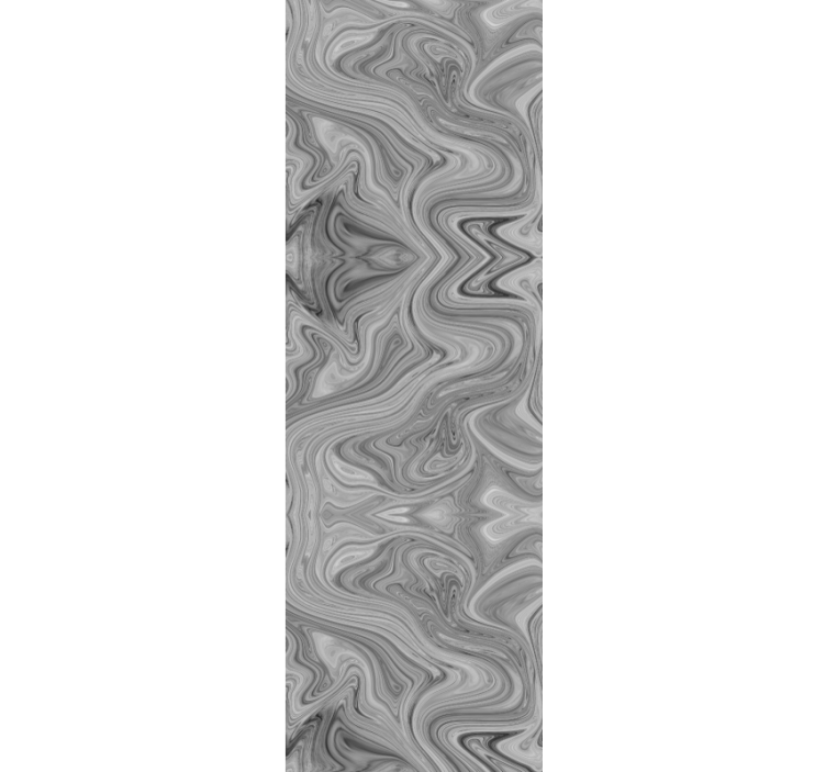 Swirling Gray Patterns marble effect wallpaper - TenStickers