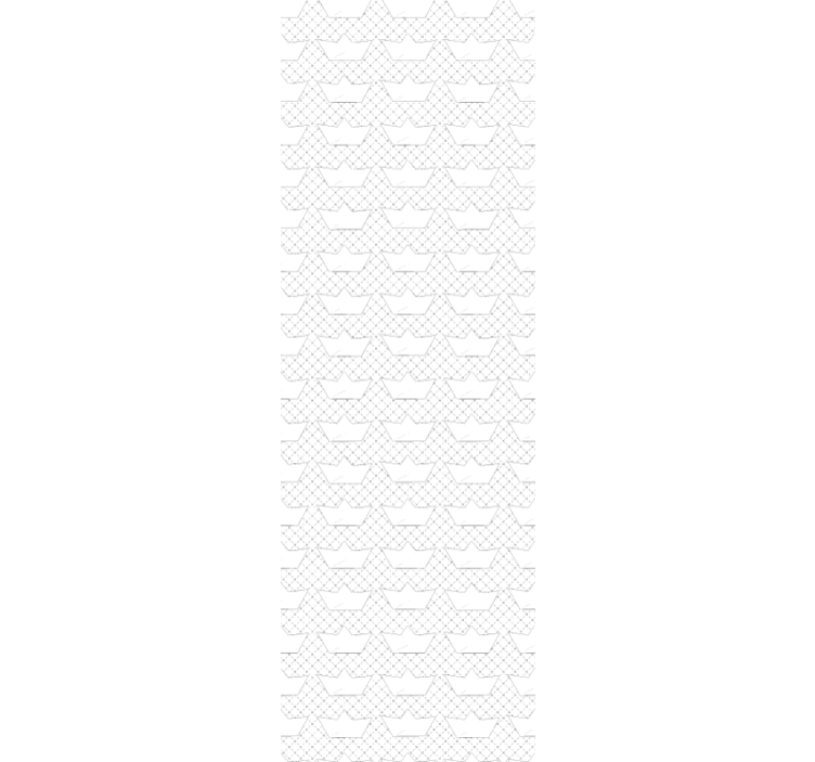 Paper boats pattern children's wallpaper - TenStickers